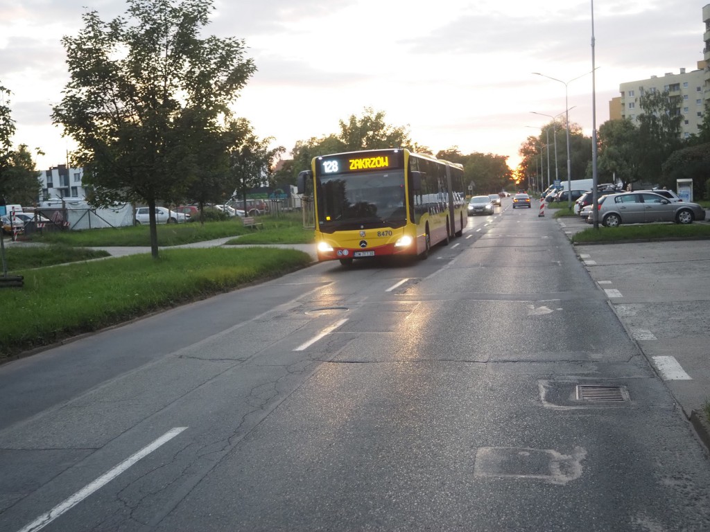Trasa tramwajowa na Gądów Mały - planowany przebieg (ul. Balonowa)